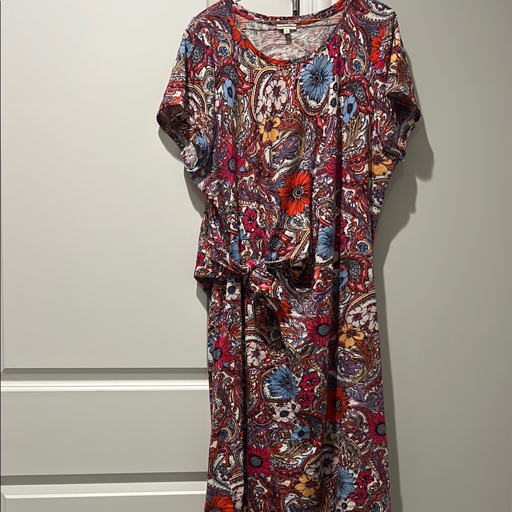 Talbots Multicolor Paisley Dress